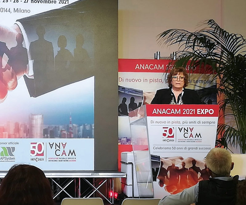 

All'assemblea annuale Anacam, Alessandra Recchia presenta il progetto ANACAM Academy: la formazione è tra i temi centrali per il futuro del settore.
